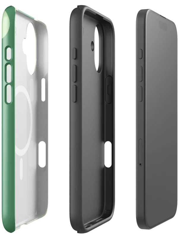 Green Heart Tough Magnetic MagSafe® iPhone® Case 14, 15, 16, 17, Pro, Pro Max, Plus Cases. product image (3)