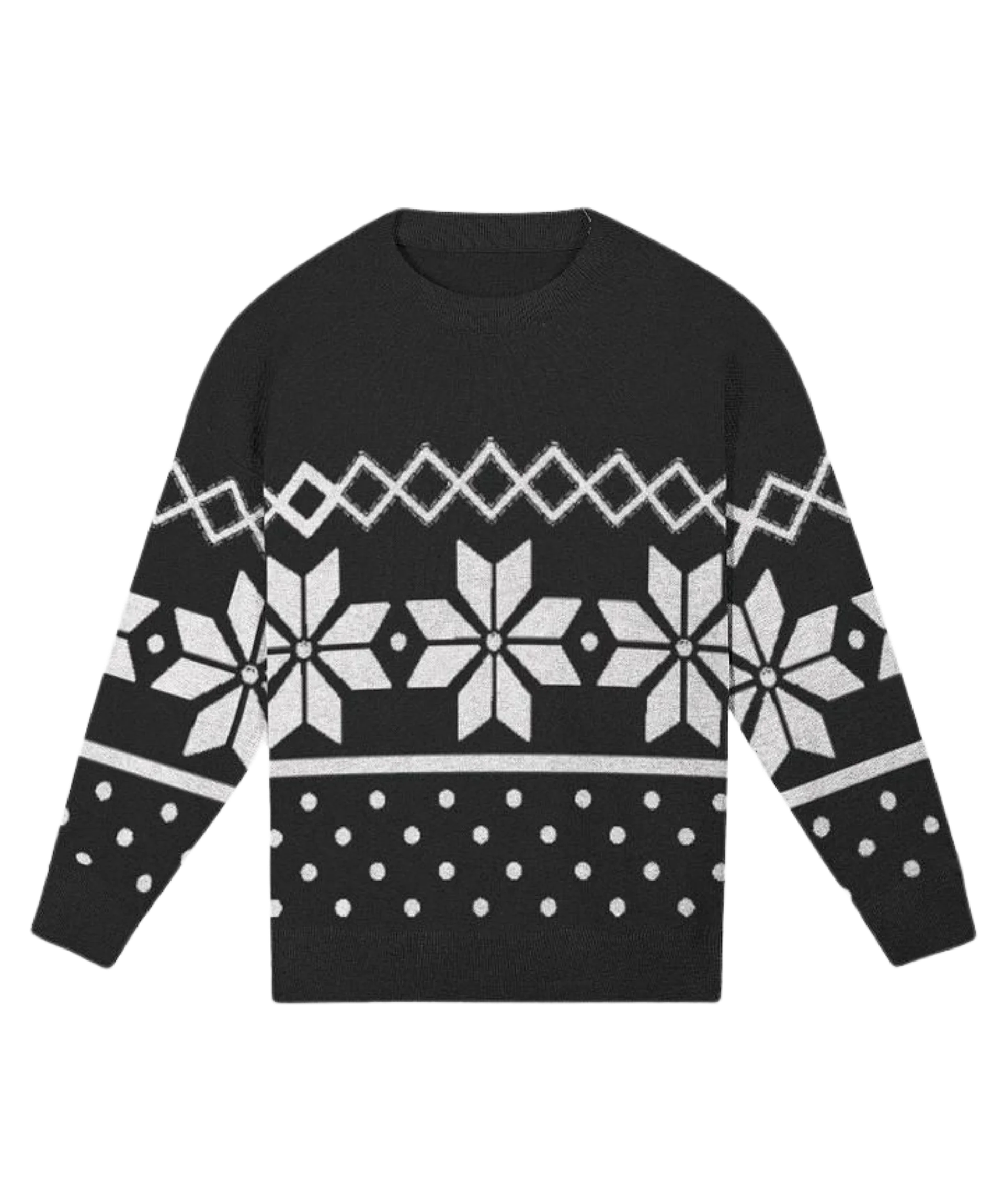 Snowy Knitted Relaxed Sweater 2/2 product image (1)