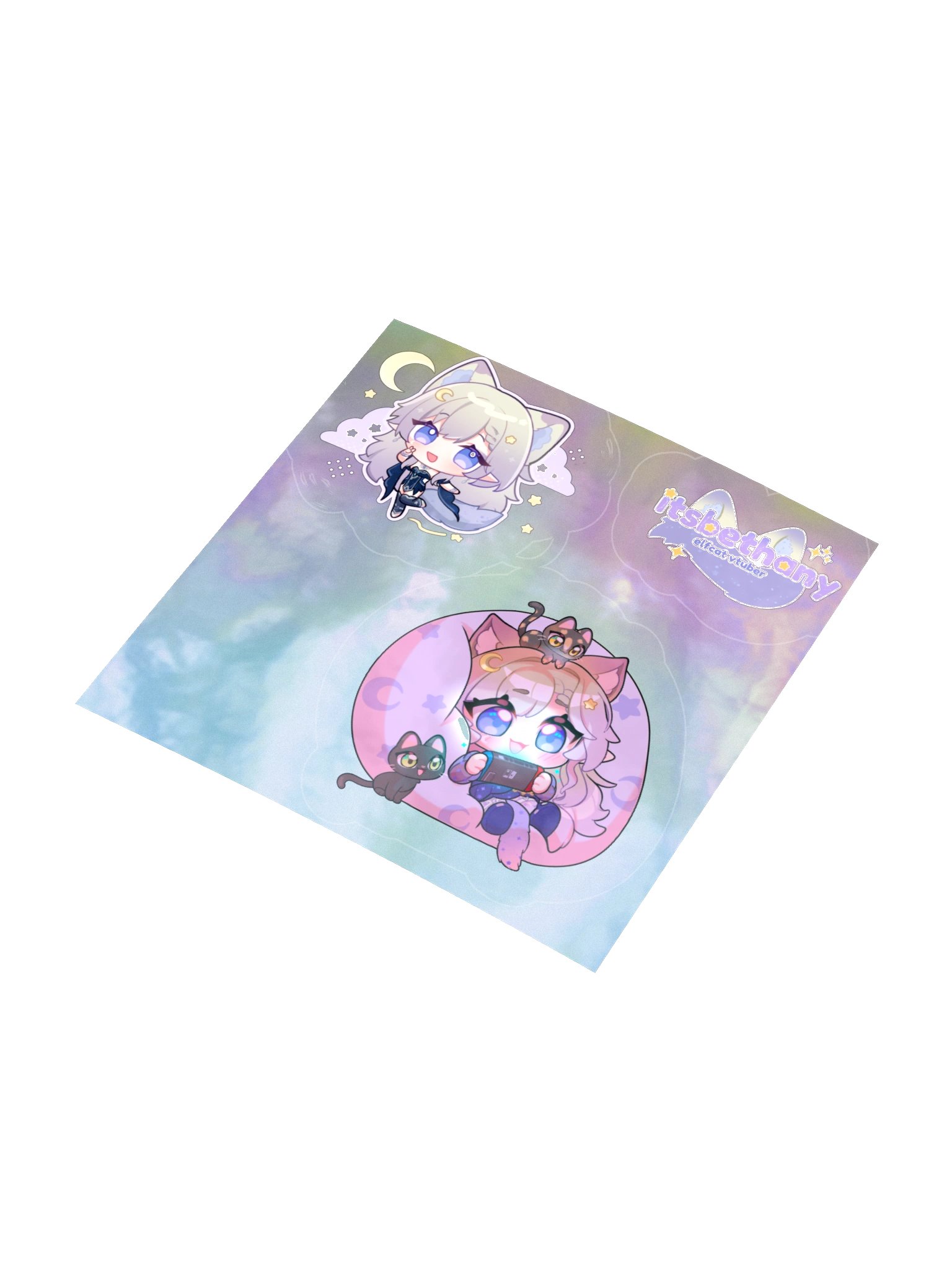 Vtuber Beth Sticker Sheet Holo product image (7)