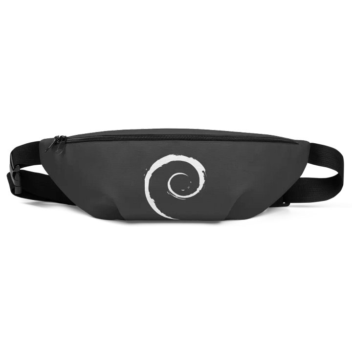 Fanny Pack with Debian Swirl (Black) product image (1)