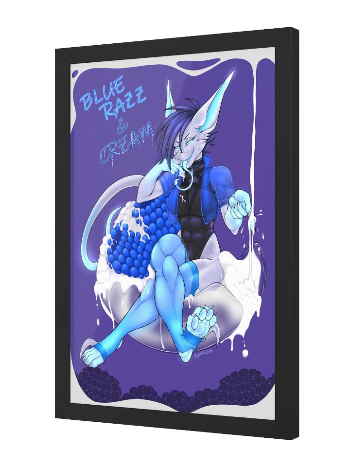 Blue Razz & Cream Framed Poster product image (4)