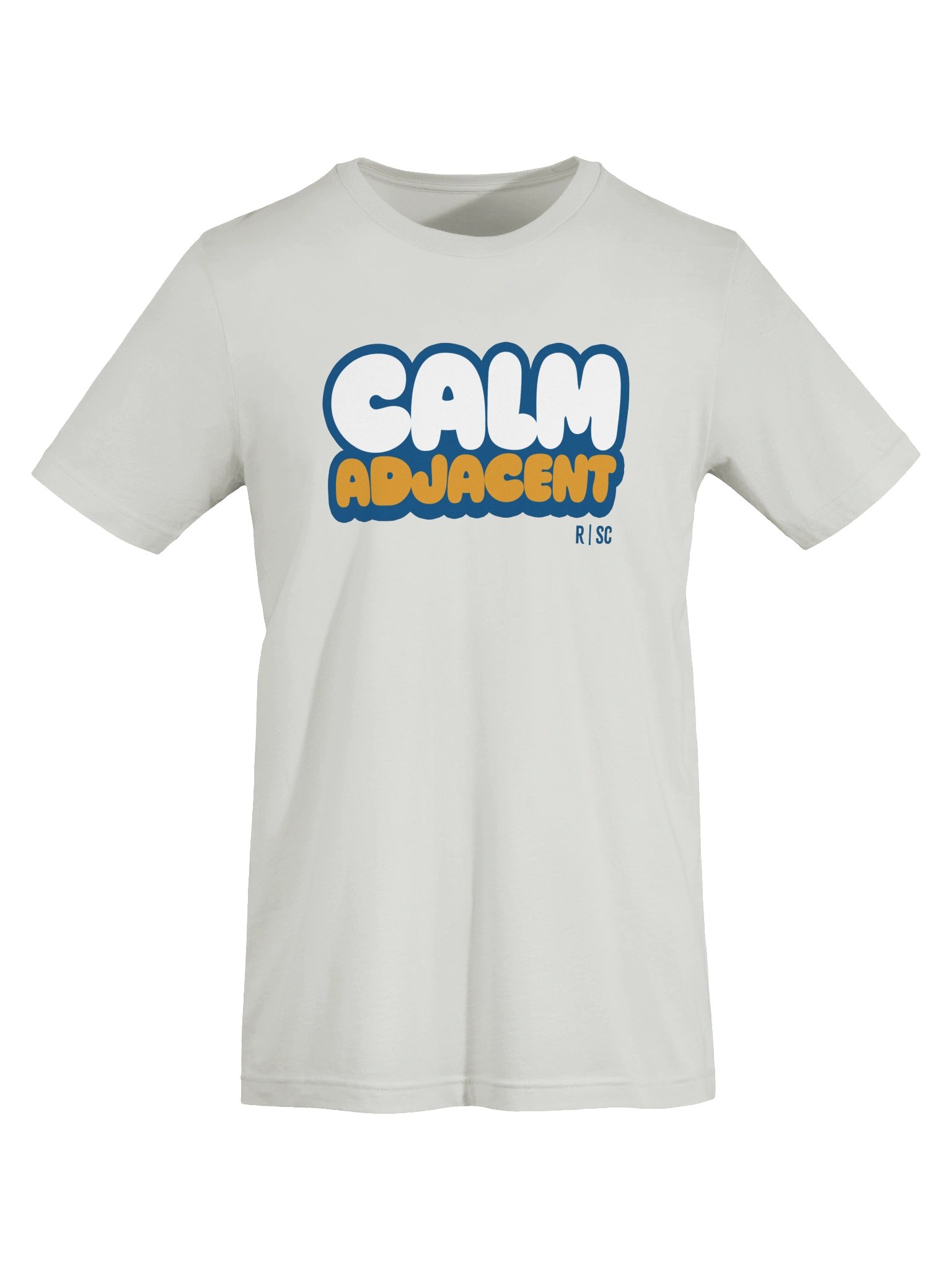 Calm Adjacent T-shirt (Blue & Orange) product image (25)