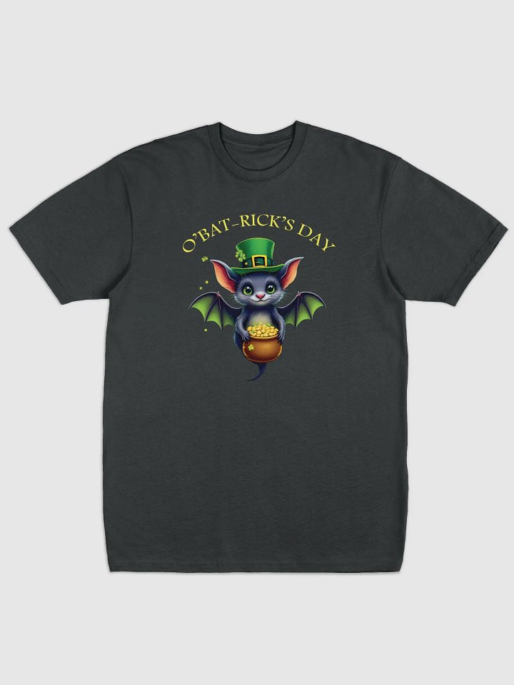 Cute St. Patrick’s Day Bat T-Shirt – O’Bat-Rick’s Day Funny Irish Design product image (1)