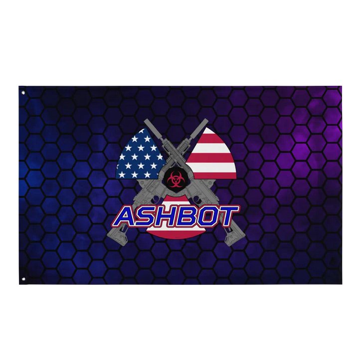 RWB ASHBOT Logo Flag product image (1)