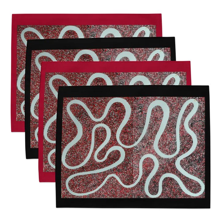 Black/Red Red/Black Placemats product image (1)