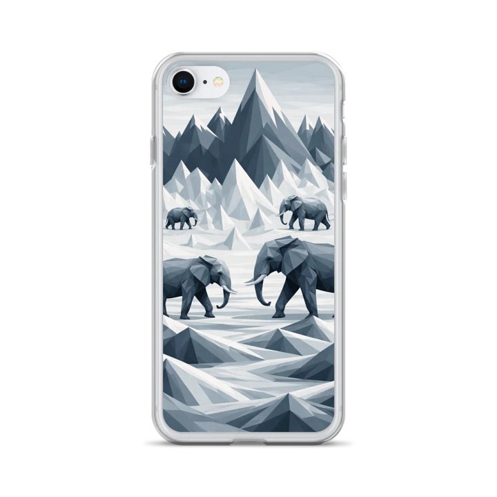 Geometric Elephant Parade iPhone Case product image (2)