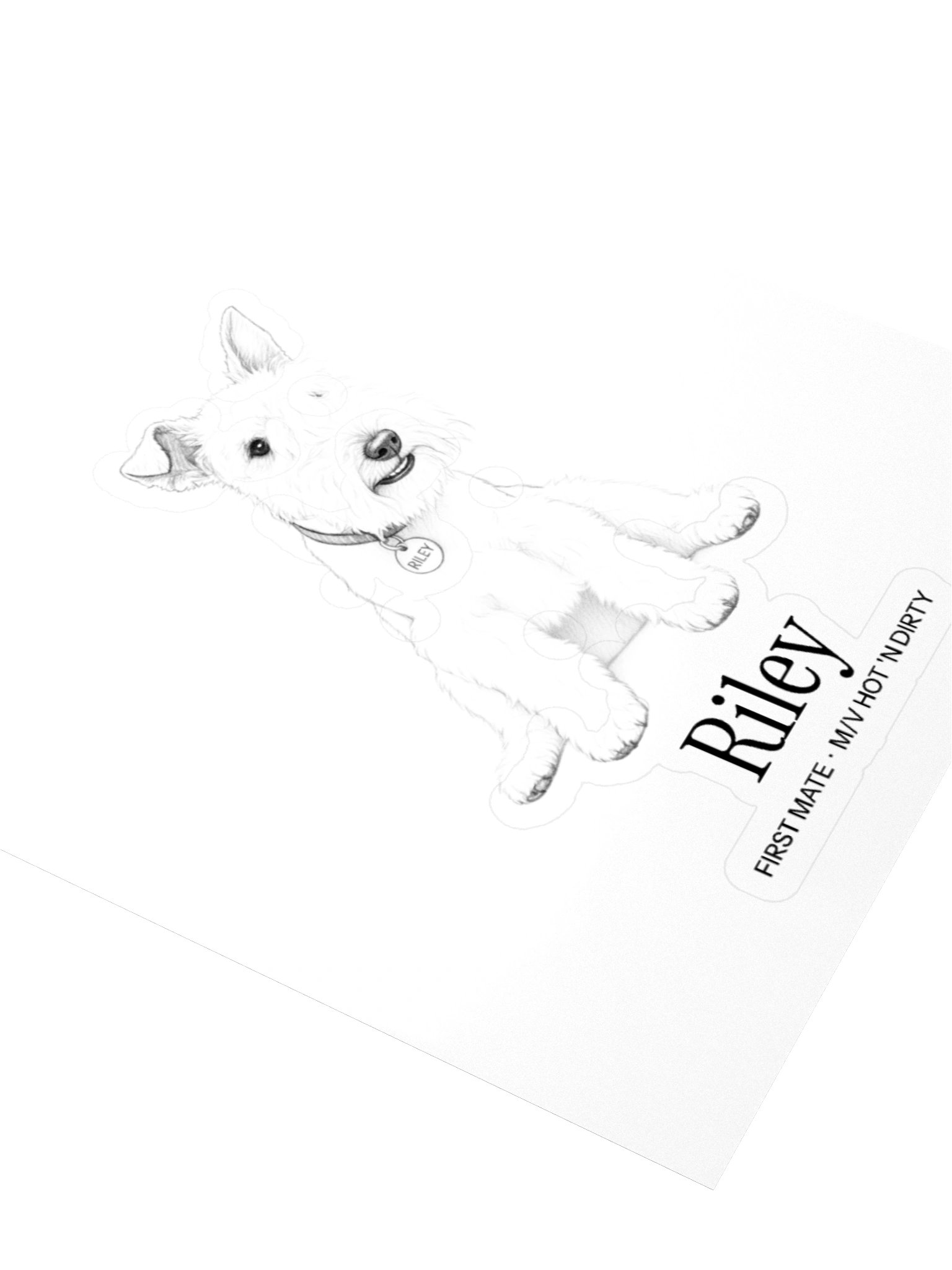 Riley, First Mate Sticker product image (5)