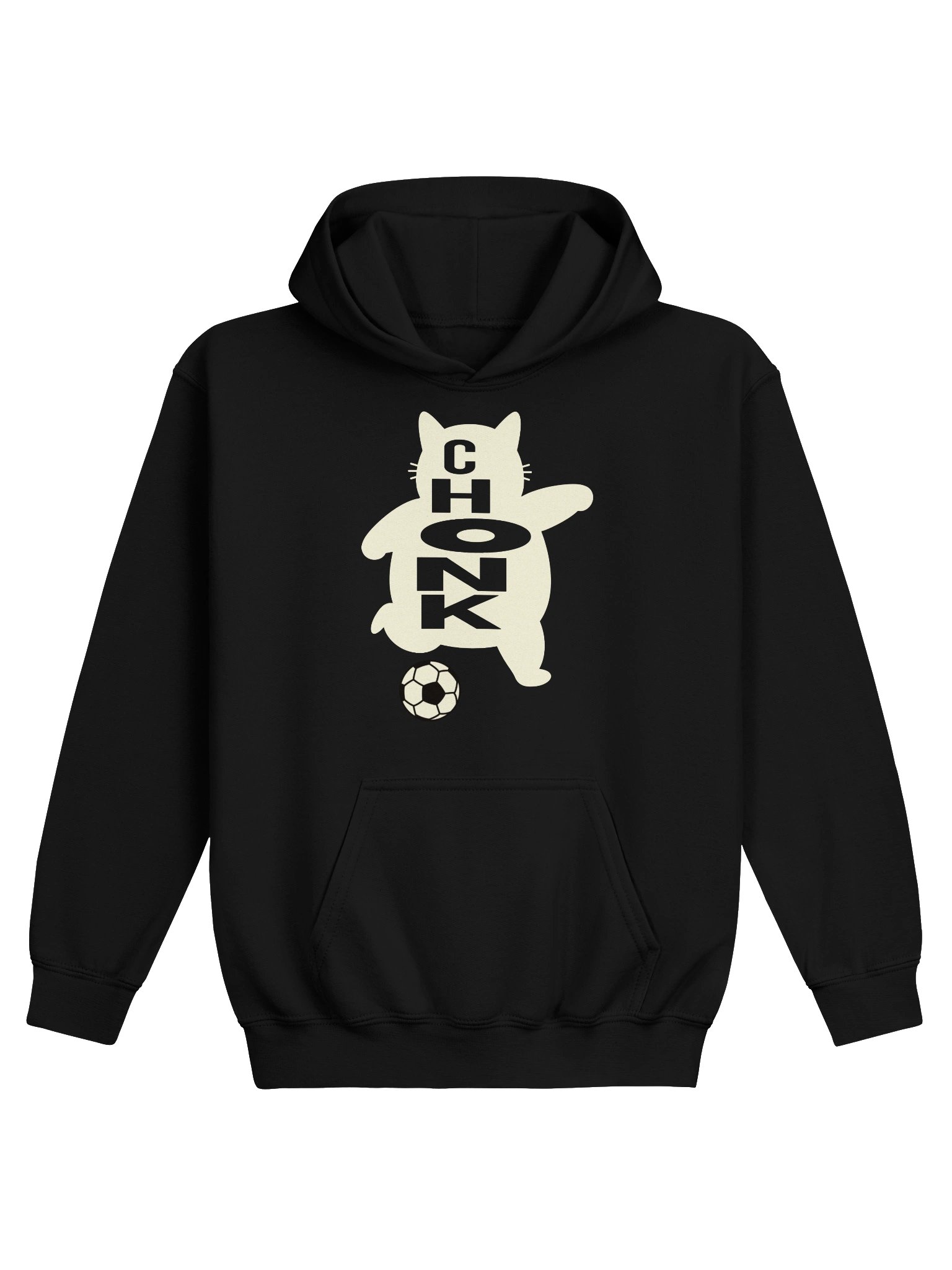 Soccer Chonk Cat - Unisex Youth Hoodie product image (1)