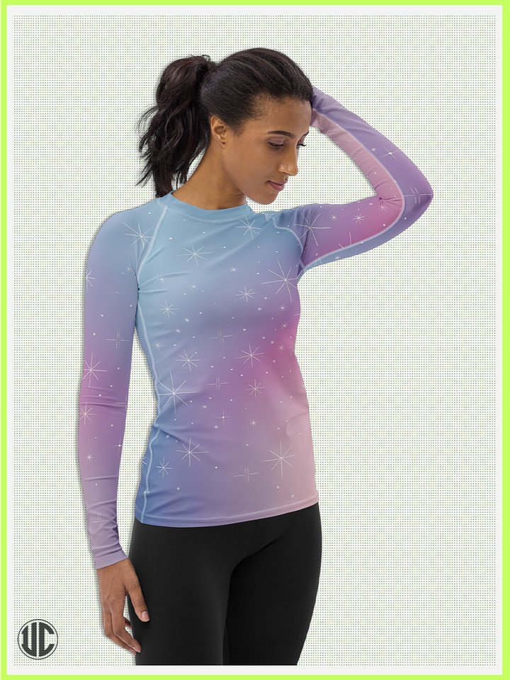 Sunset Constellations – Women’s Rash Guard product image (2)