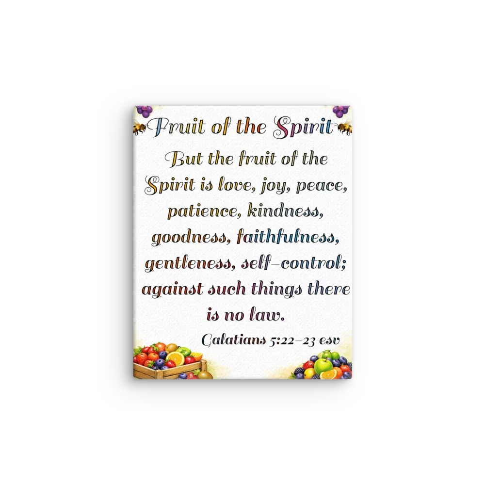 Fruit of the Spirit Bible Verse Canvas product image (3)