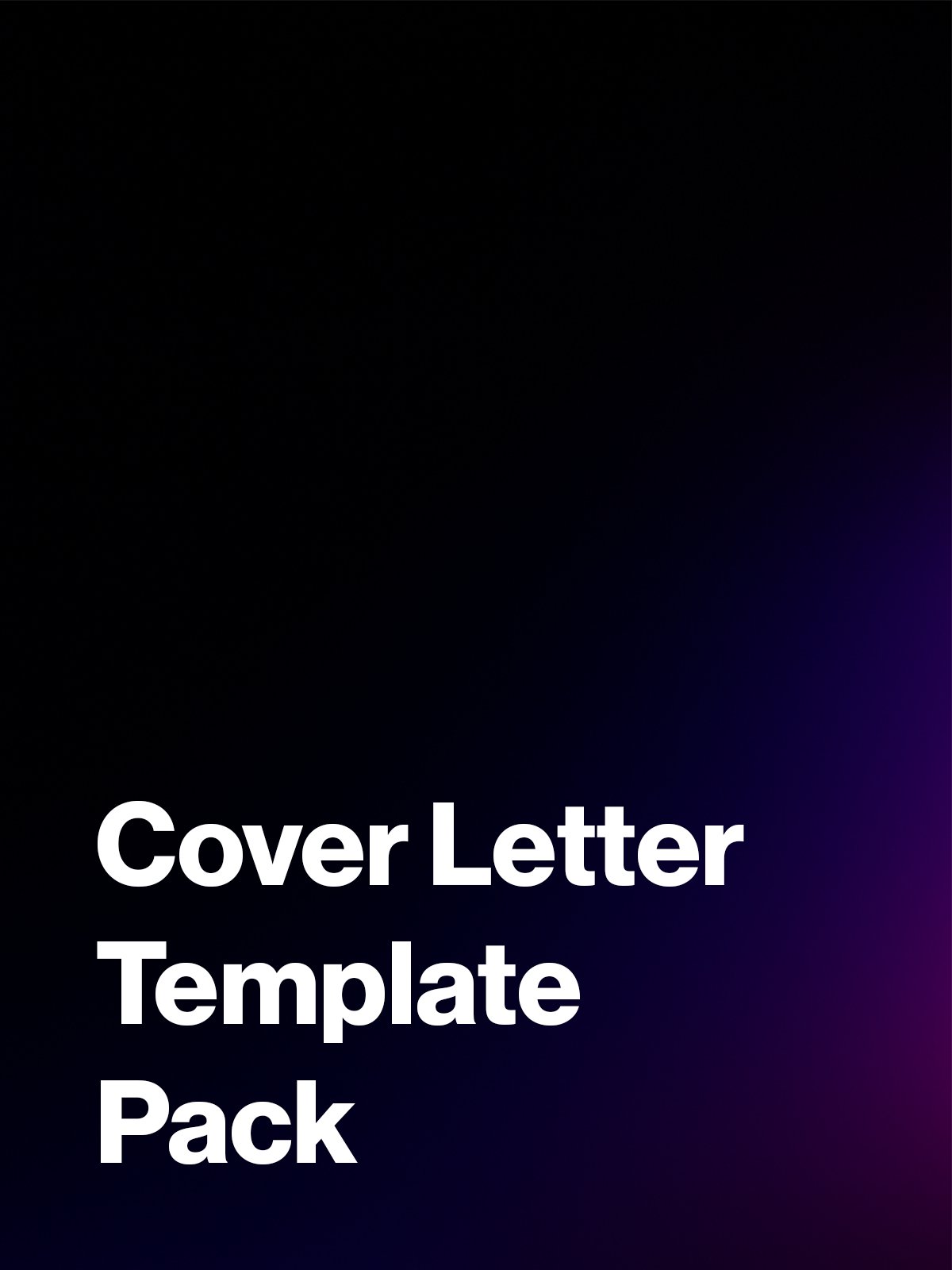 Cover Letter Template Pack product image (1)