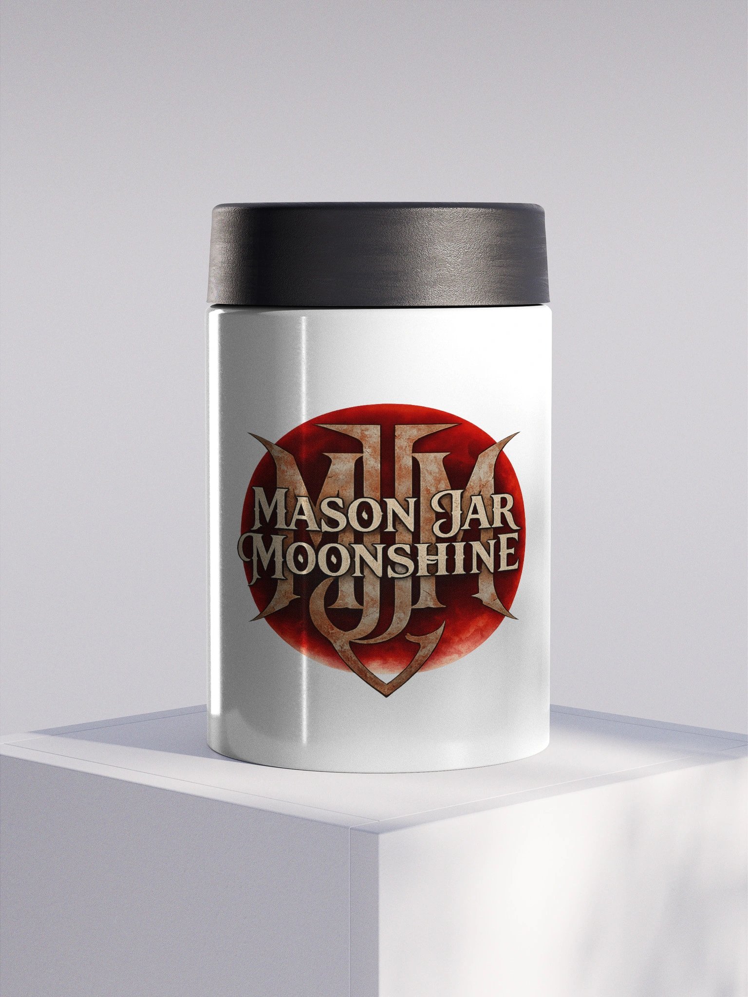 MJM Barbed Logo Stainless Koozie product image (1)
