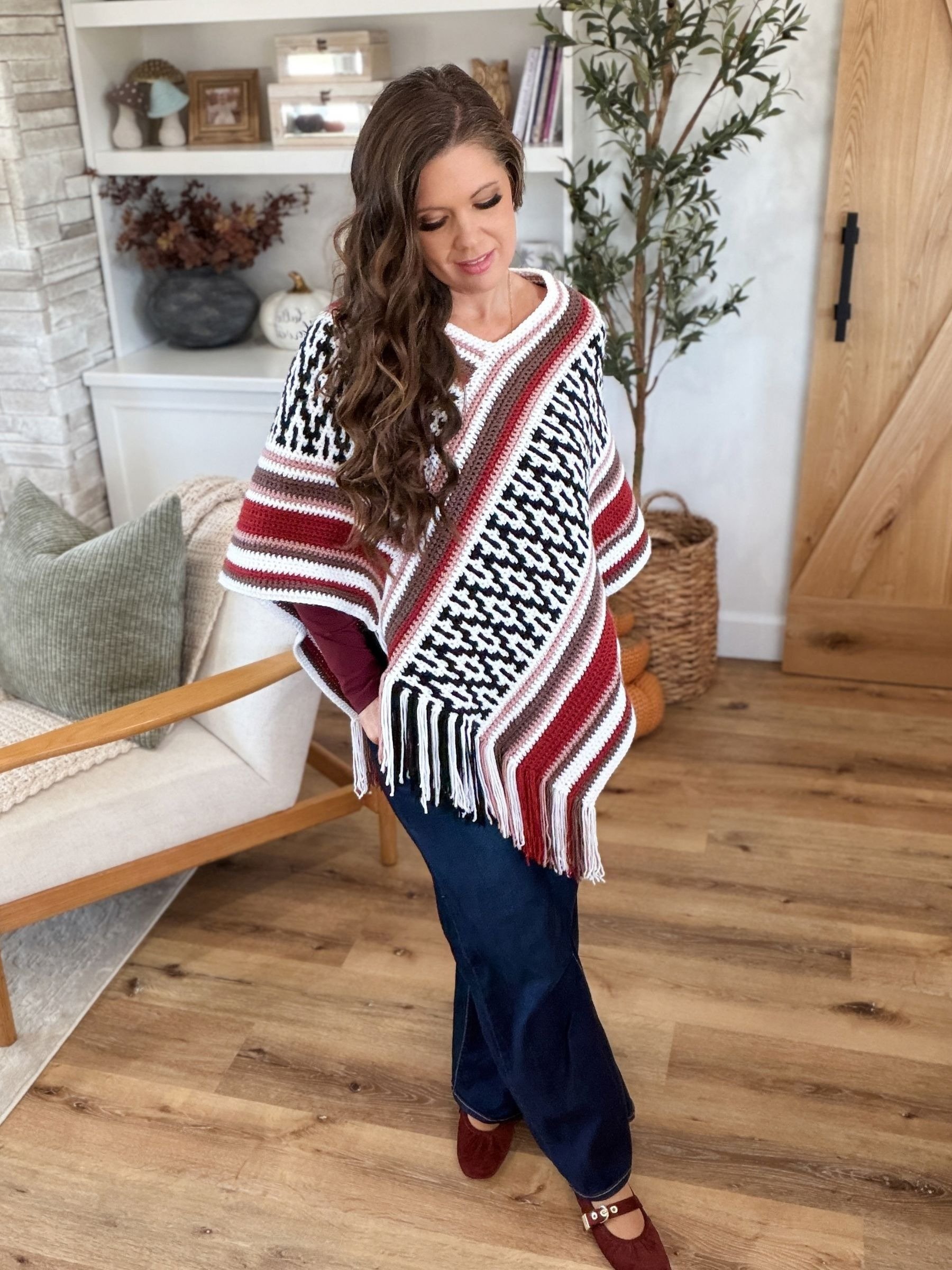 Painted Desert Poncho Crochet Pattern product image (4)
