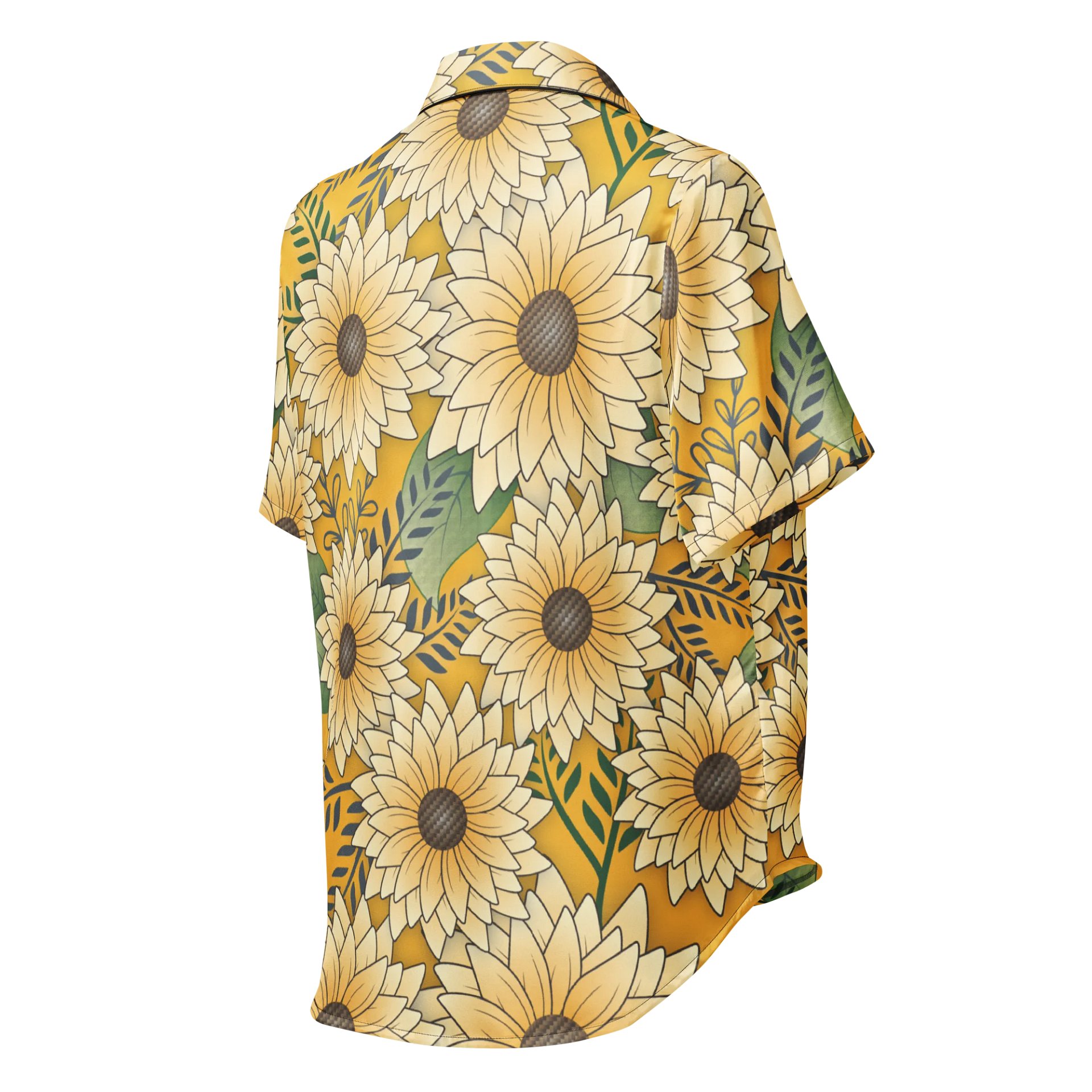 Bold Sunflower Floral Design Women's Pajama Top product image (2)