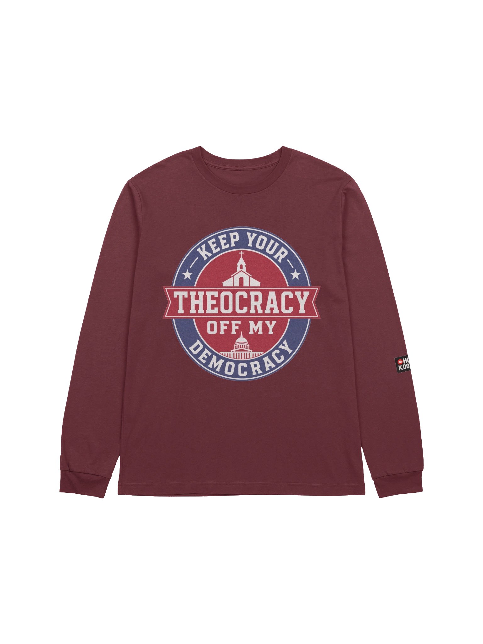 Keep Your Theocracy Off My Democracy - Supersoft Long Sleeve Tee product image (13)