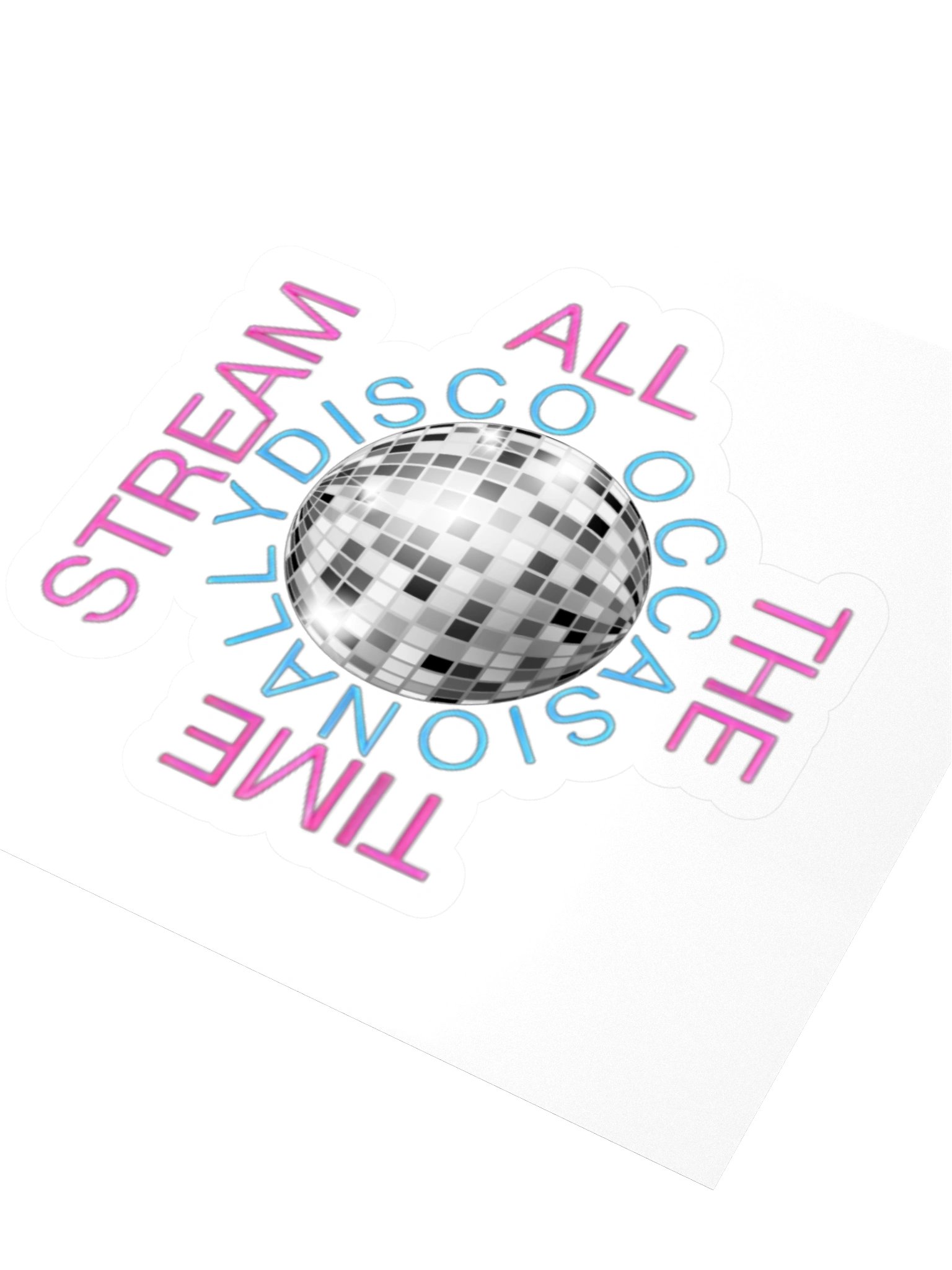 Stream all the Time sticker product image (1)