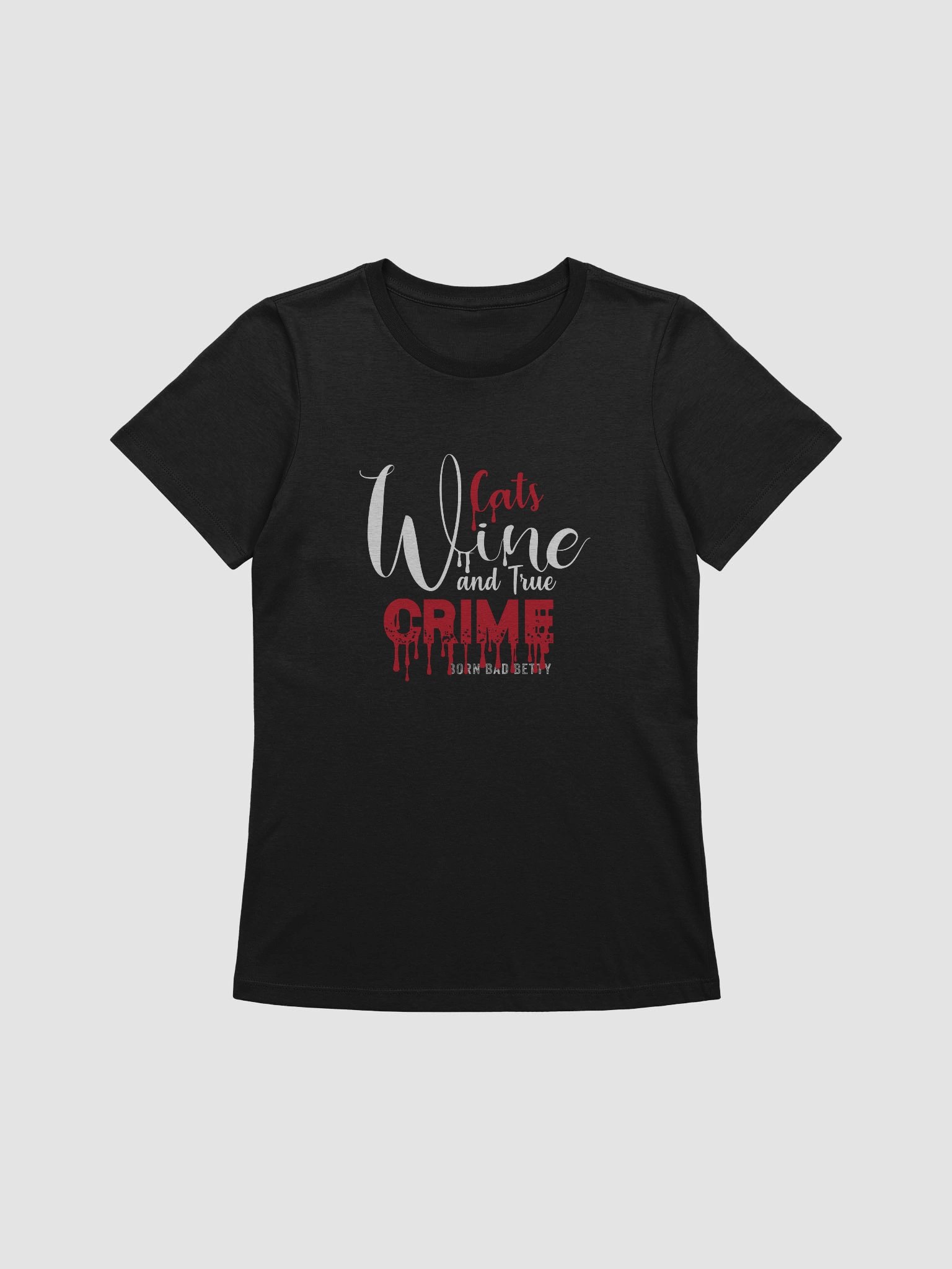 Cats, Wine and True Crime T-shirt product image (2)