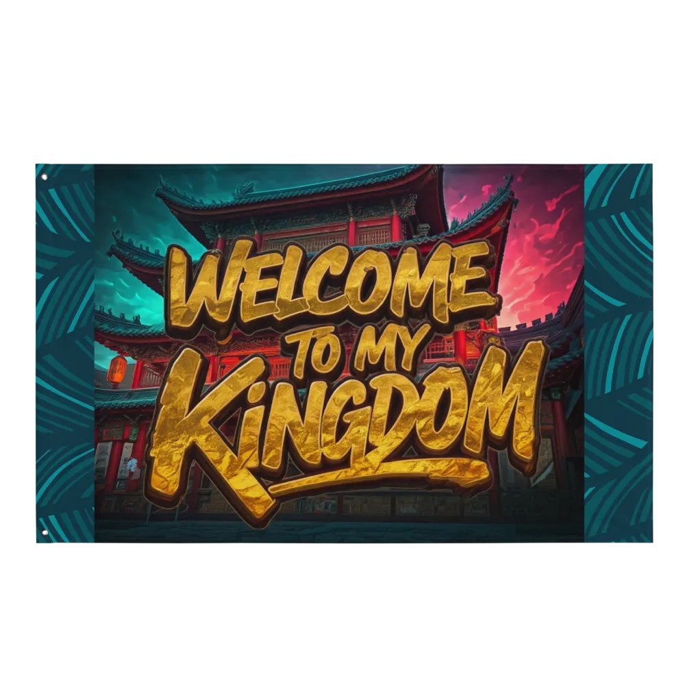 Kingdom Welcome All-Over Flag product image (1)