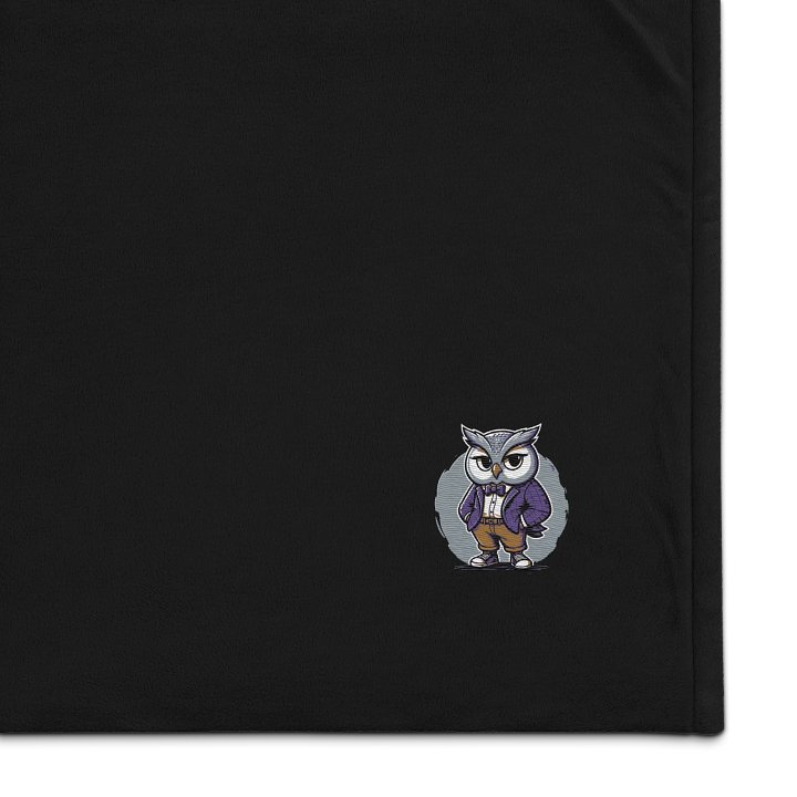 Dapper Owl Premium Sherpa Blanket product image (1)