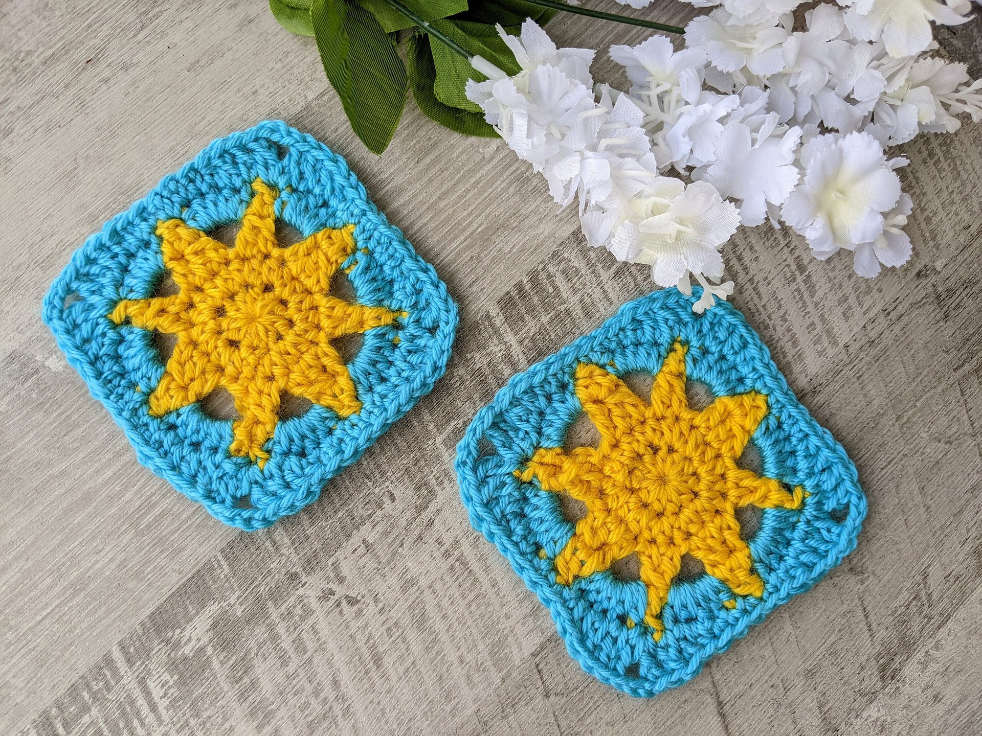 Crochet Sun Granny Square Pattern product image (5)