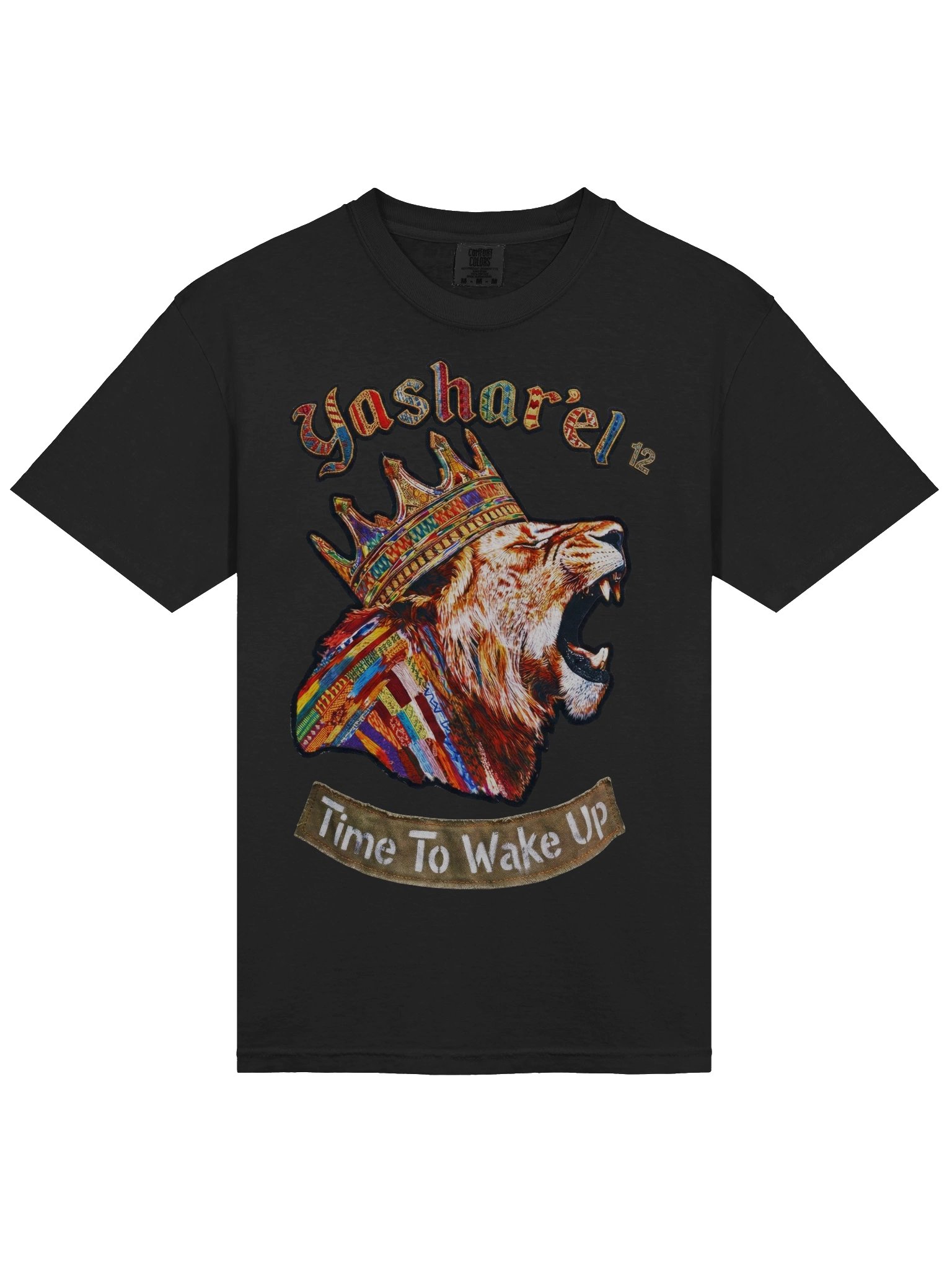 Yasher'el "Time To Wake Up" Patch Effect T-Shirt | Ezekiel 37 Prophecy Apparel product image (8)