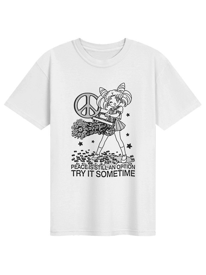 PEACE ! ! T-shirt. white vers. product image (1)