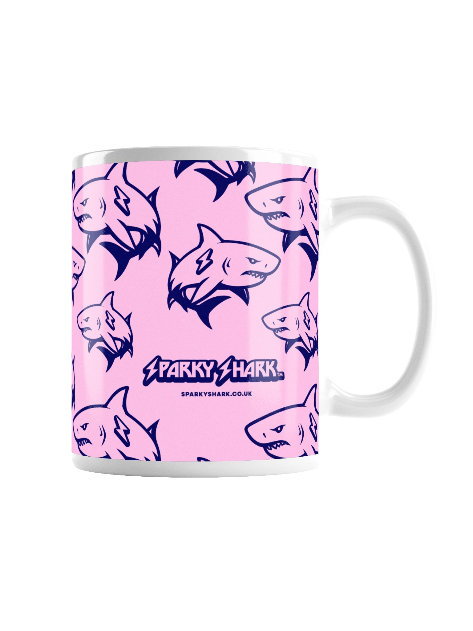 Giant Shark Pattern Mug Pink product image (3)