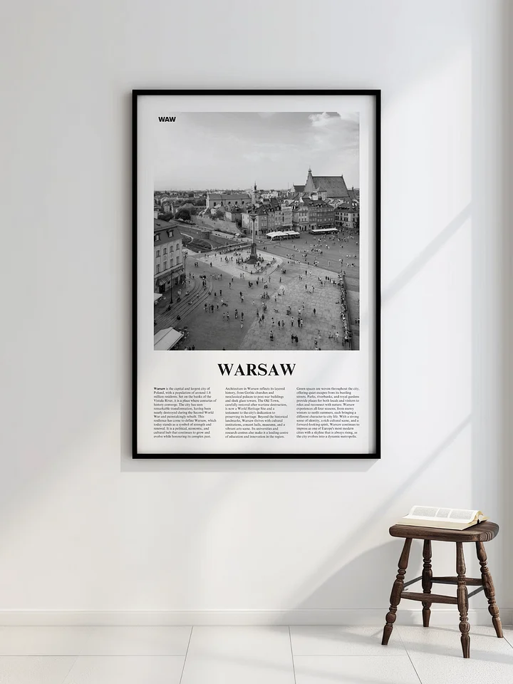 Warsaw 02 Newspaper Poster | Framed product image (2)