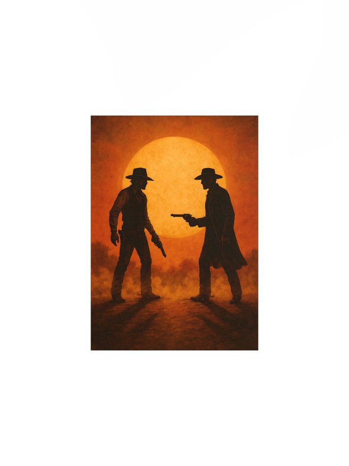 Poster “Duel au coucher de soleil” product image (6)