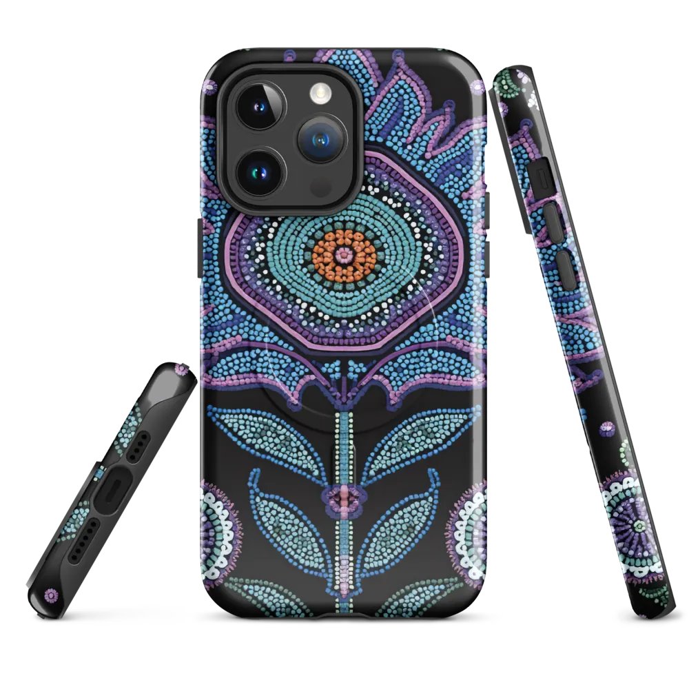 Faux Beaded Floral Bloom MagSafe® Tough iPhone® Case product image (1)