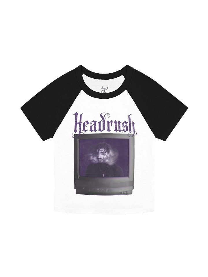 Headrush TV Raglan Baby Tee product image (1)