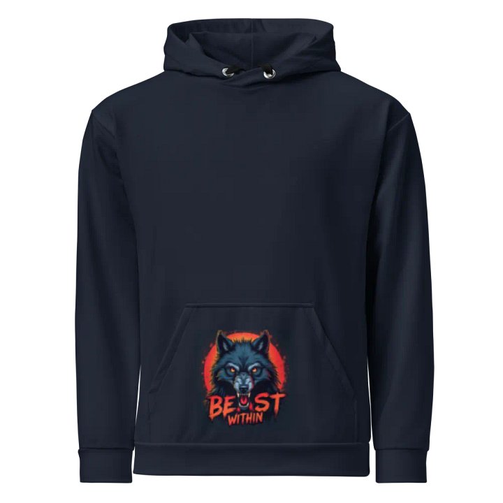 Novelty Wolf Beast Within Hoodie AOP (All Over Print) product image (1)