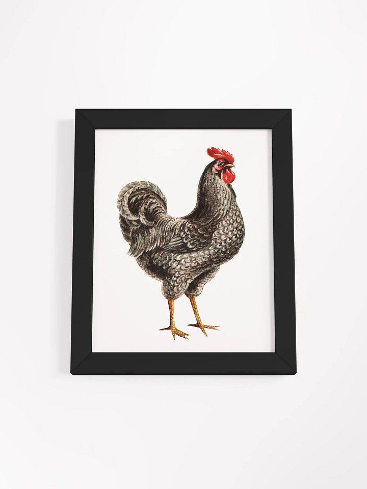 'Elegant Rooster' Framed Matte Poster product image (1)