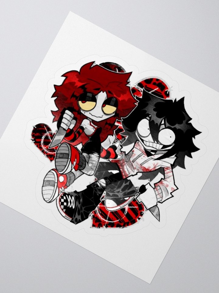 GHOST x JEFF THE KILLER STICKER product image (2)