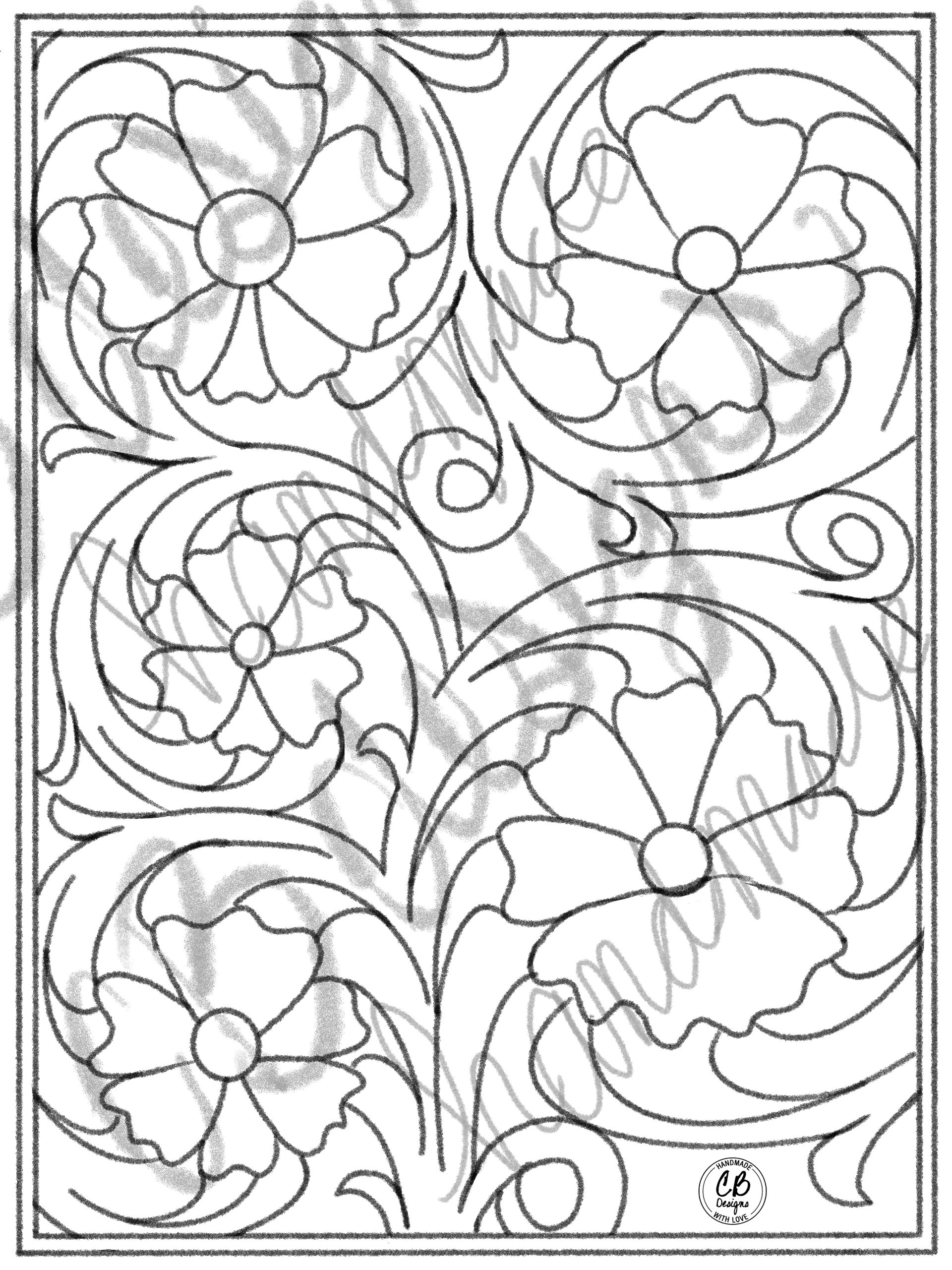 Flower all over design product image (1)