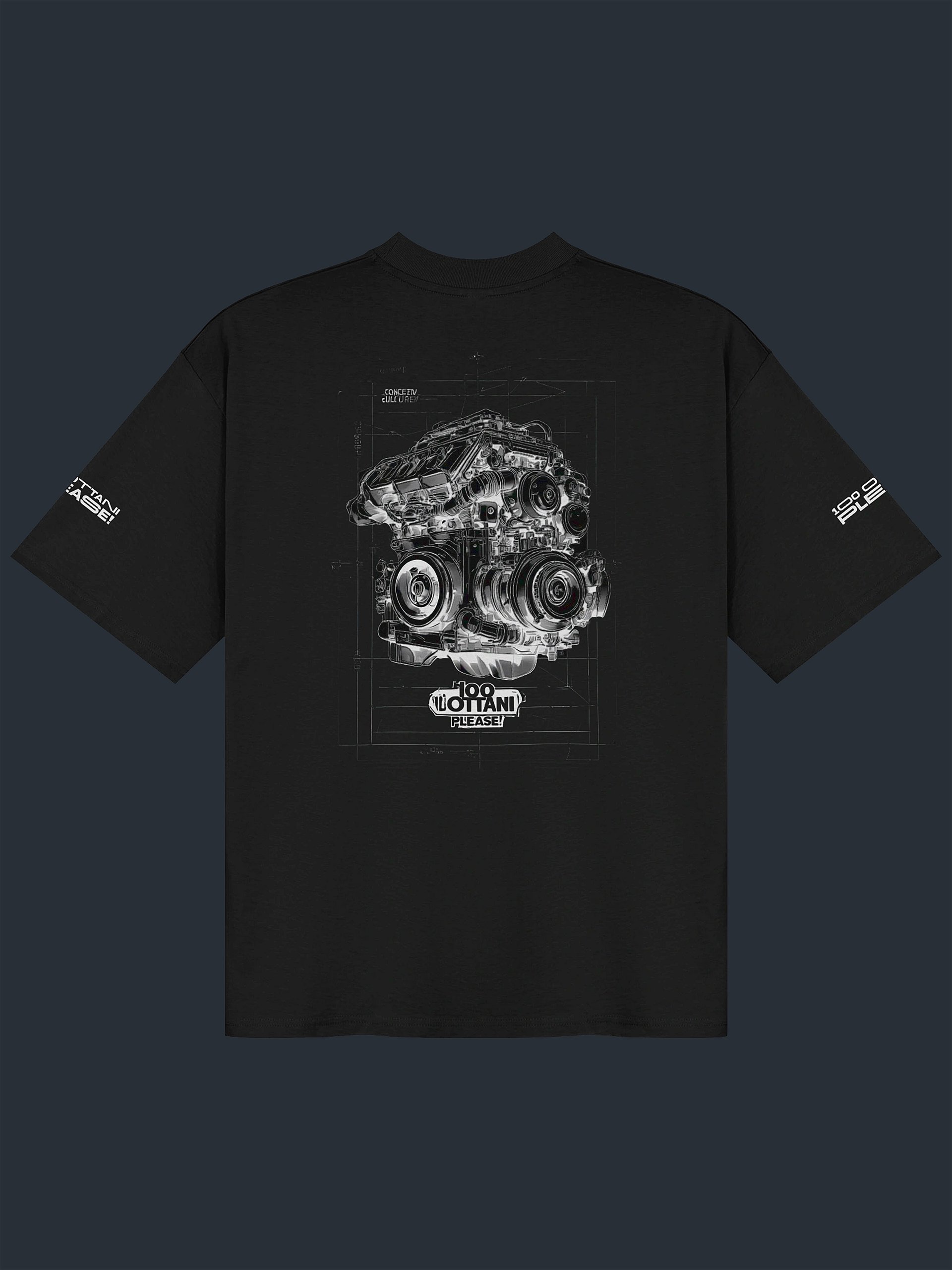 100 Ottani Please!™ Oversized Unisex Racing Streetwear Graphic T-Shirt | Turbo Pulse Edition product image (1)