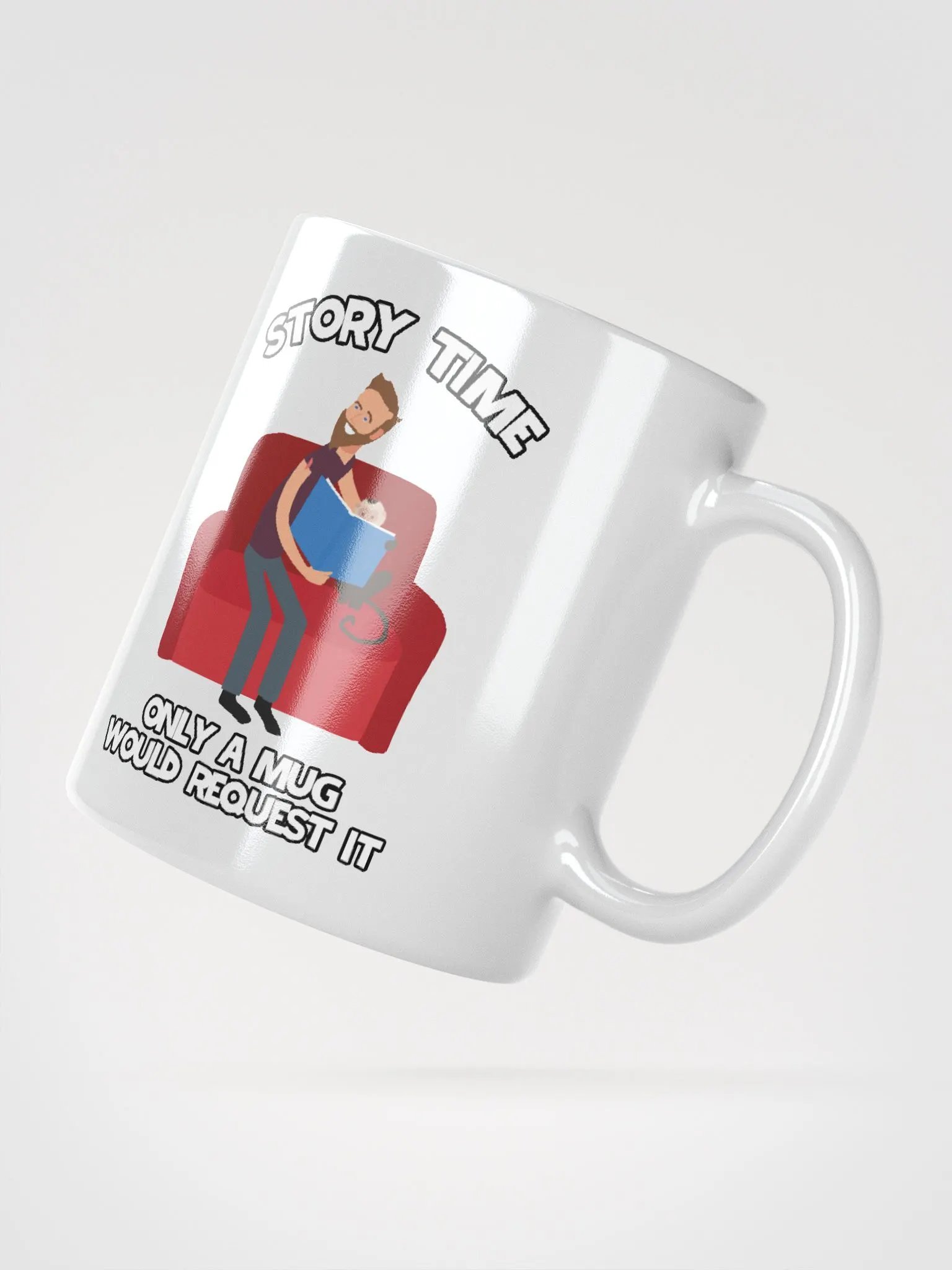 Story Time White Mug product image (2)