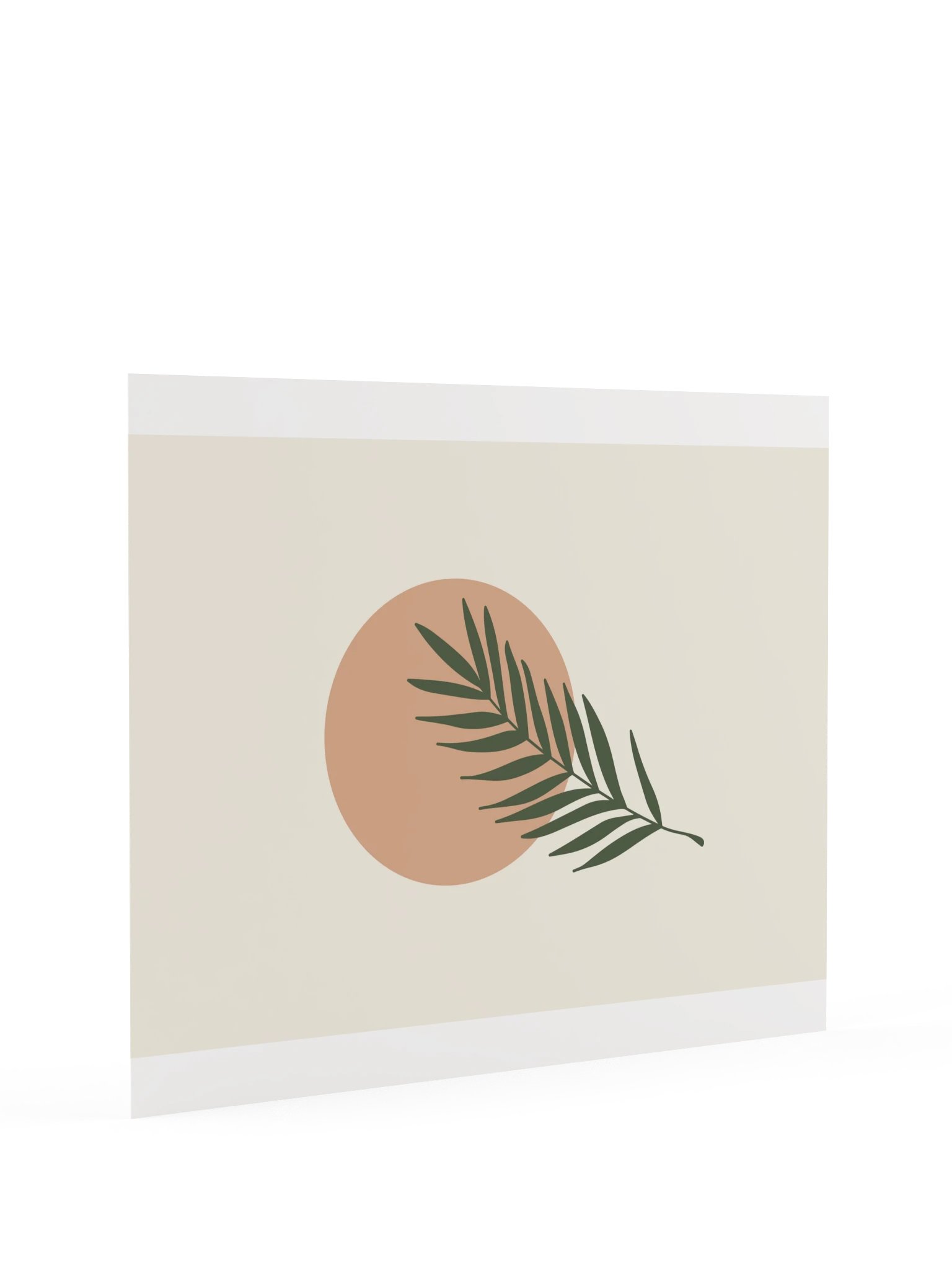 Boho Palm Leaf Sun Print | Botanical Bathroom Wall Art product image (9)