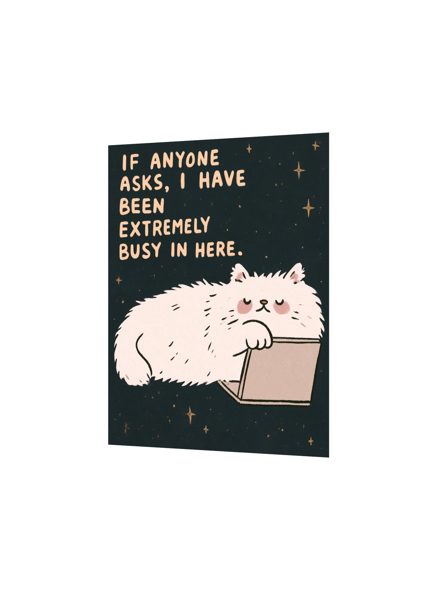 Busy in Here Cat Humor Poster product image (11)