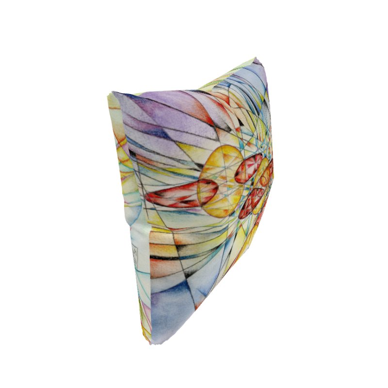 Poinsot's Paper Spaceship 3+4 - Physics of the Gyroscope Pillow product image (5)