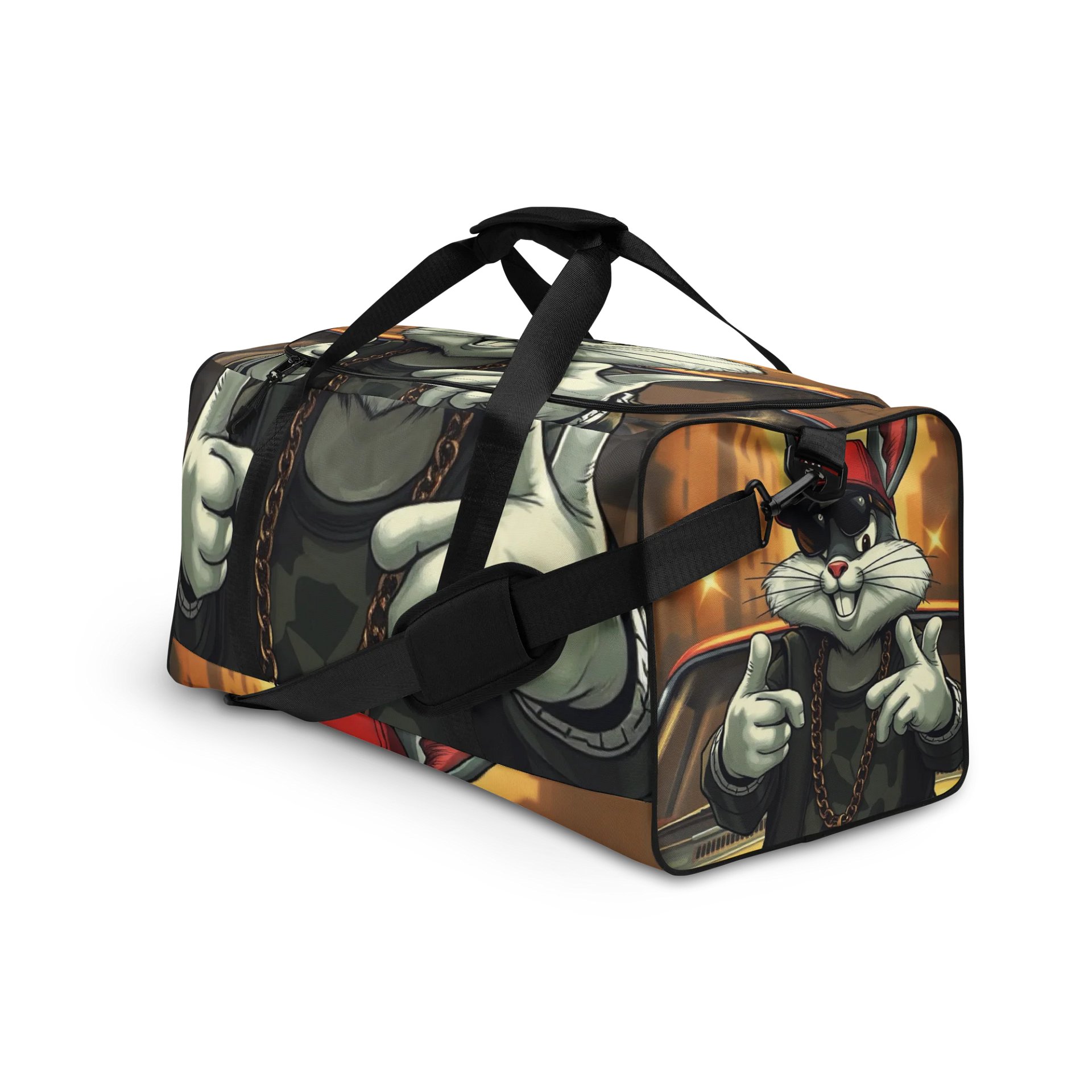 1goldchain duffle bag product image (3)