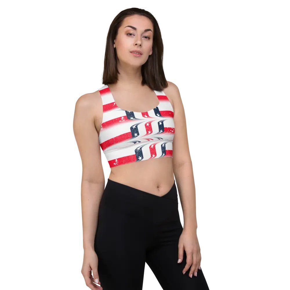 The Avery Longline Sports Bra product image (3)