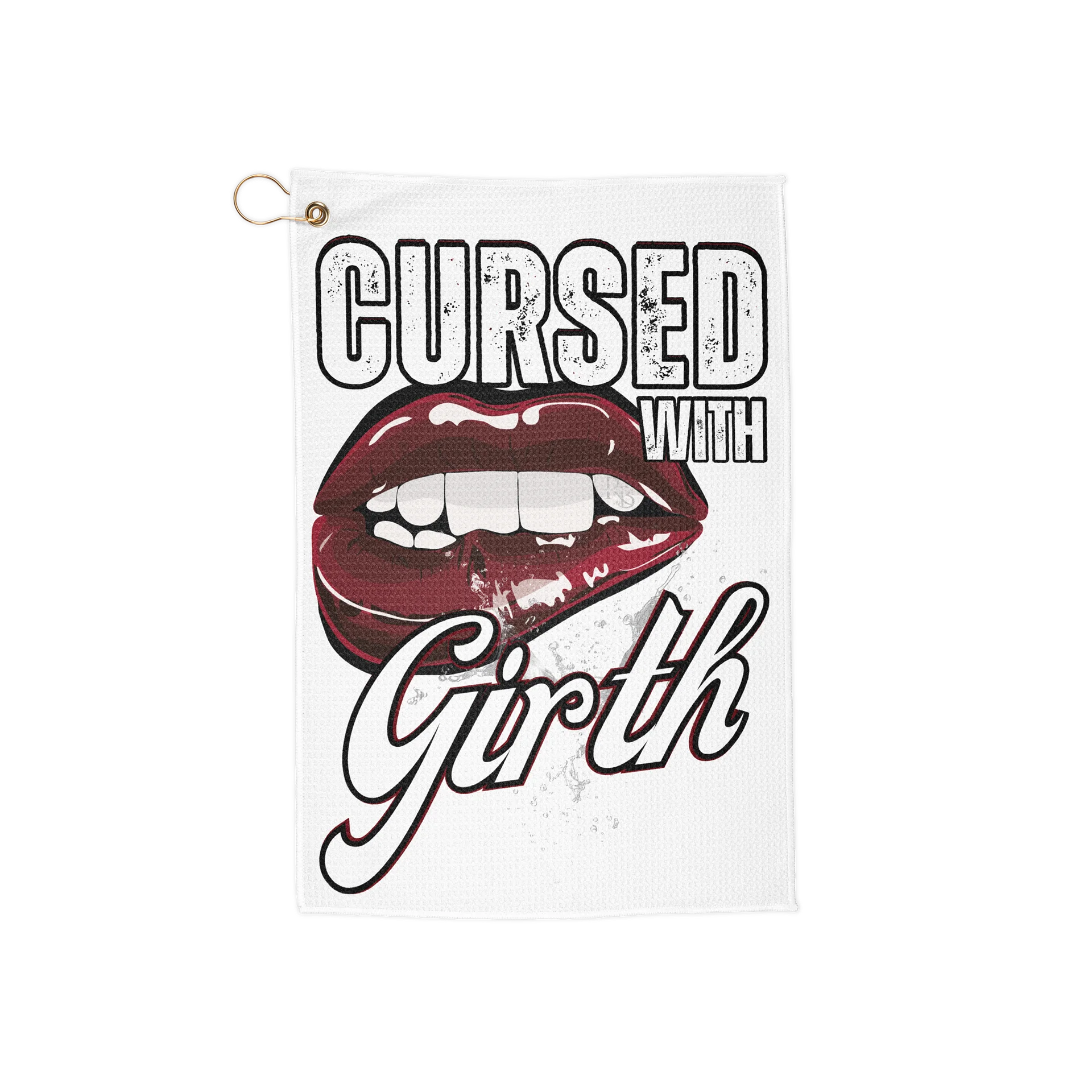Cursed with Girth Golf Towel product image (1)