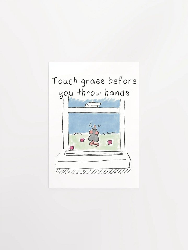 Touch Grass Print product image (4)