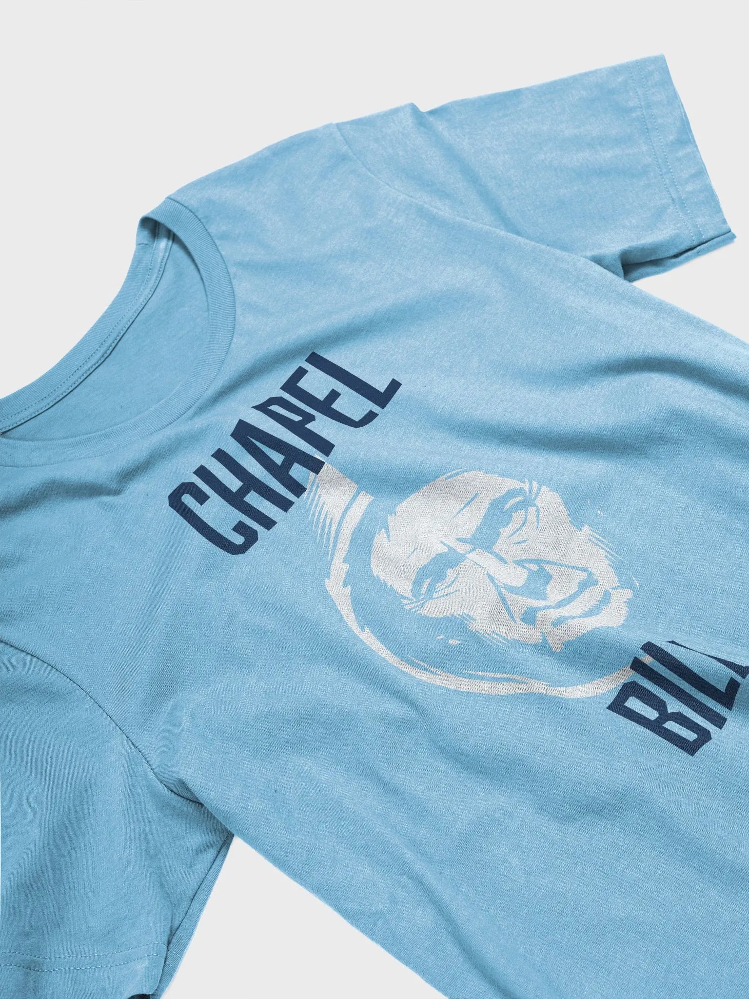 The "Chapel Bill" T-Shirt (Blue) product image (10)