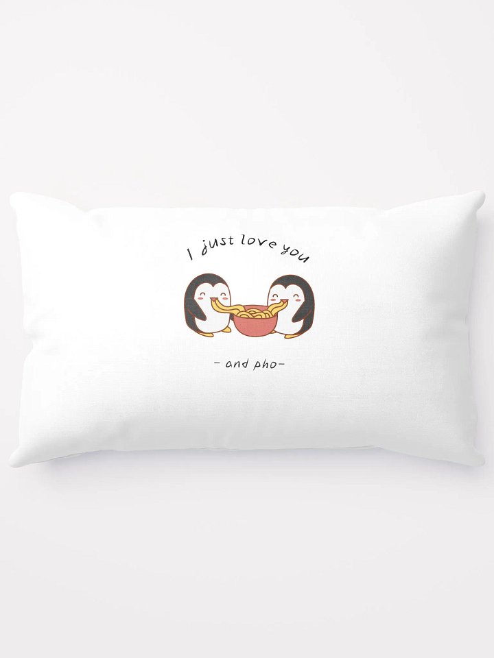 I Love You and Pho Pillow product image (1)