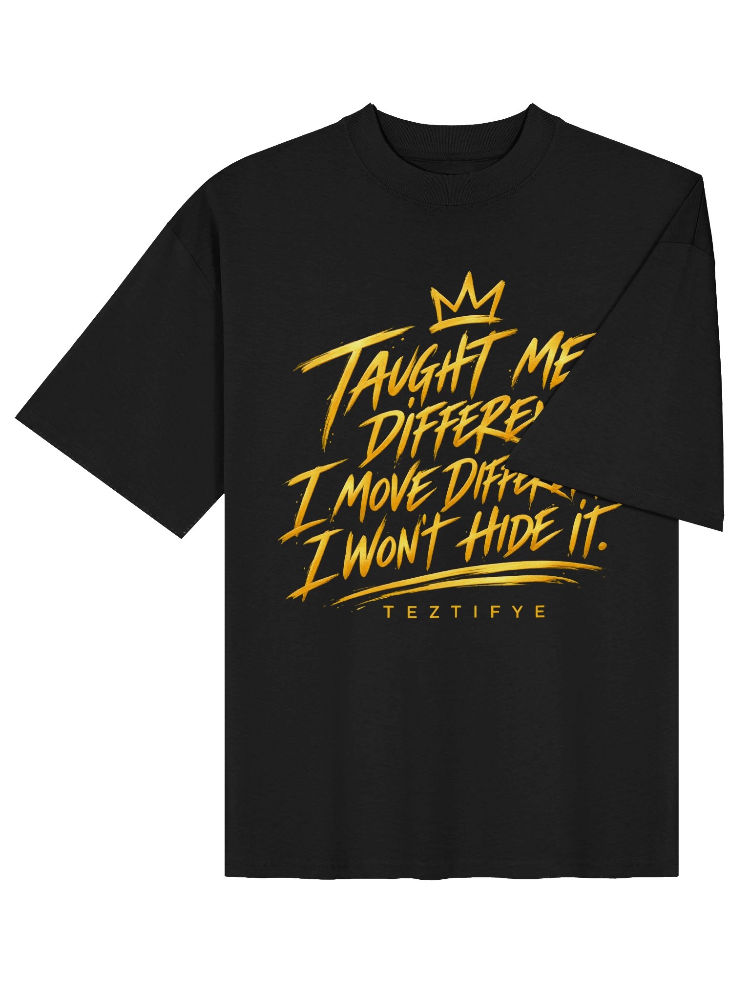 Taught Me Different Oversized Tee product image (4)