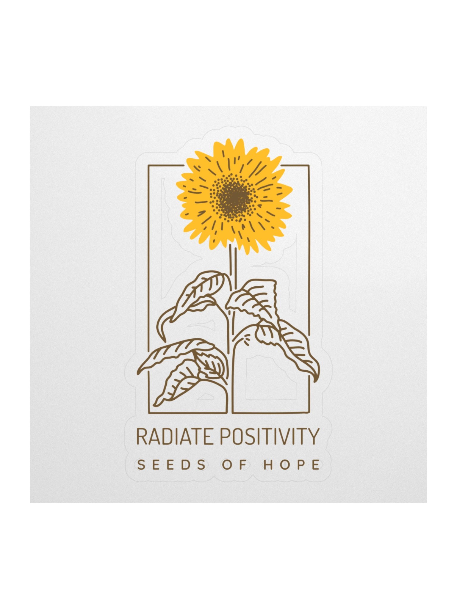 Radiate Positivity Sunflower Stickers product image (1)