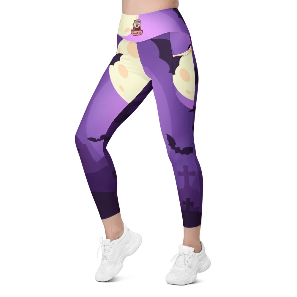 All-Over Print Leggings with Pockets product image (4)