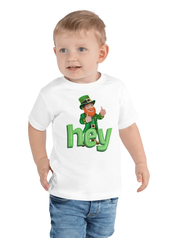 "hey" Leprechaun Toddler T-Shirt product image (3)